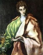 GRECO, El Apostle St John the Evangelist china oil painting artist